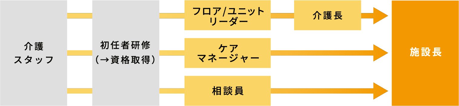 介護スタッフのキャリアパスについて