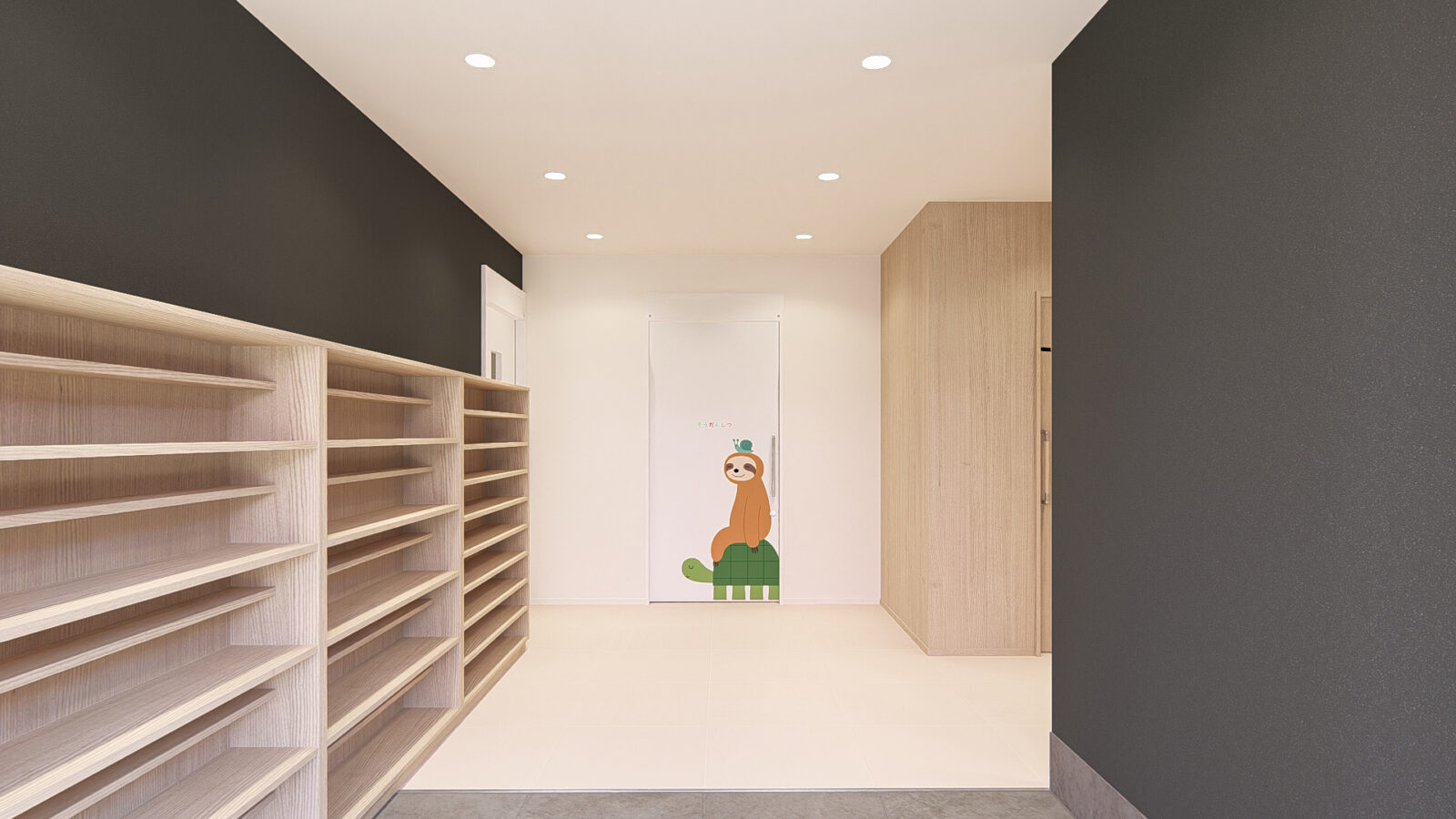 正面玄関　内側